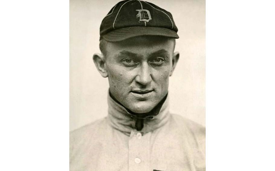 Ty Cobb poses for a photo in 1913.