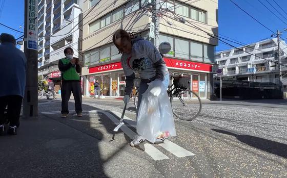 Photo Of U.S. Army in Japan Soldiers, civilians, family members, local-national employees, and even a dog partnered with the neighboring city of Zama for a volunteer effort Feb. 6 to beautify the area around the Odakyu Sagamihara train station.