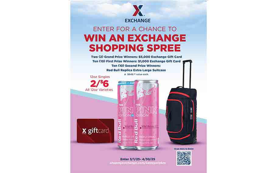 AAFES Red Bull flyer