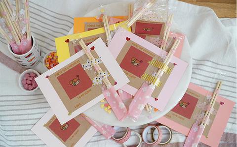 Photo Of You’re the chopsticks to my sushi!: Craft easy, kawaii Japan-themed Valentines