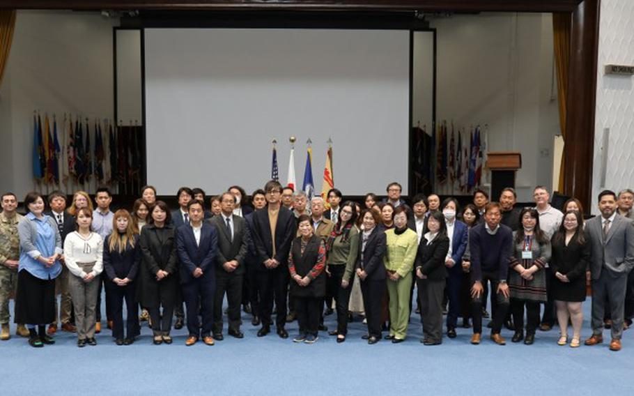 Nearly 30 realtors from agencies in the surrounding community joined U.S. Army Garrison Japan’s first-ever conference with Japanese realtors at Camp Zama, Japan, March 28, 2024, as part of an effort to increase off-post housing options.