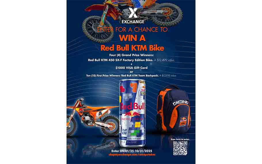 Army & Air Force Exchange Service Public Affairs, Red Bull flyer