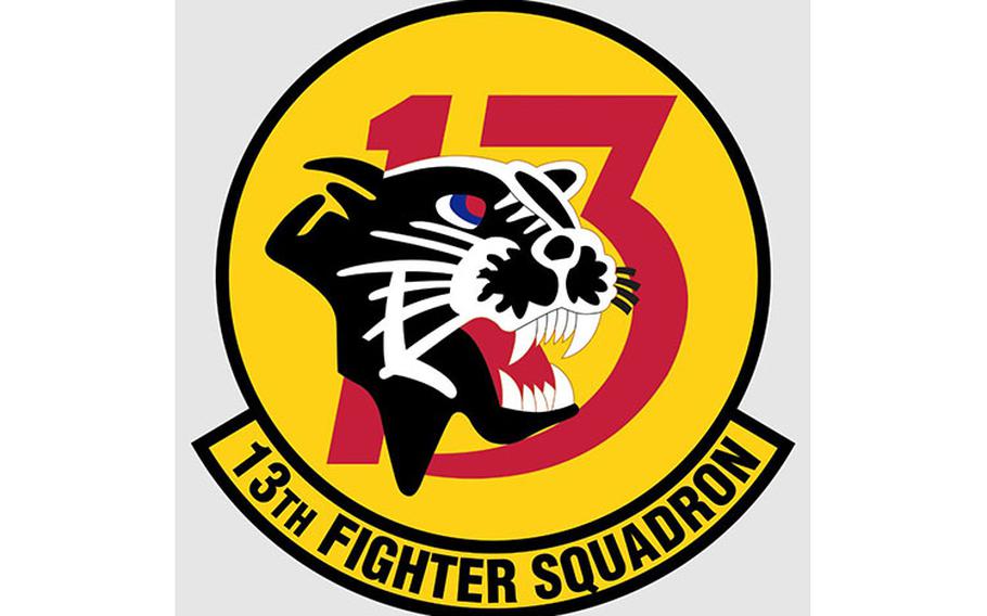 Established as the 313th Bombardment Squadron during World War II, the 13th Fighter Squadron pioneered the Wild Weasel mission during the Vietnam War. In 1972, the 13 FS adopted a black Asian leopard named Eldridge and became known as the “Panther Pack.” On June 1, 1985, the squadron activated at Misawa Air Base flying for the 432nd and 35th Operations Group. (Graphic courtesy of U.S. Air Force)