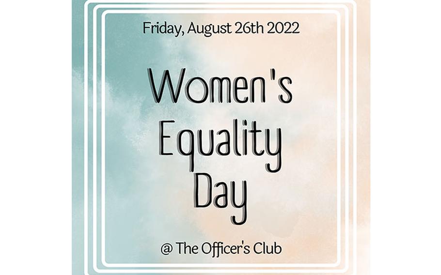 The 753rd SOAMXS to host first annual Women's Equality Day event Aug. 26