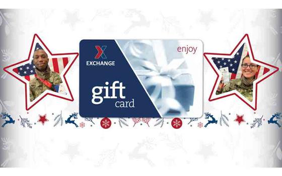 Photo Of AAFES gift card flyer