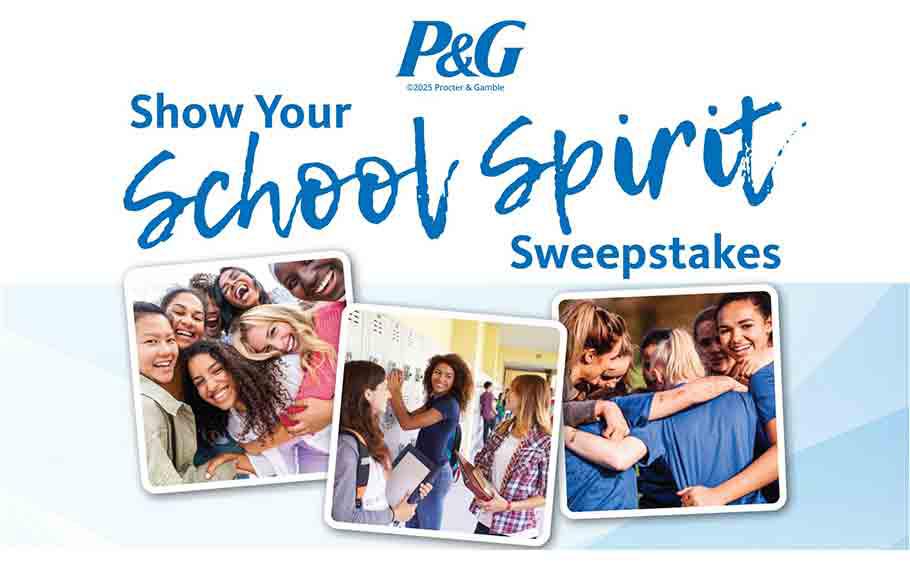 AAFES School Spirit sweepstakes flyer
