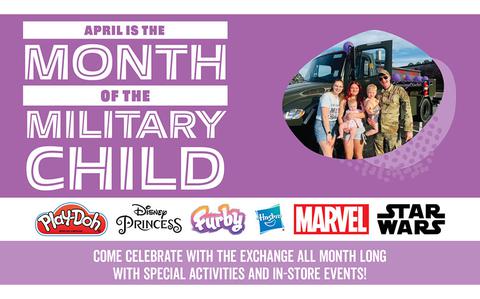 Photo Of AAFES Month of the Military Child flyer
