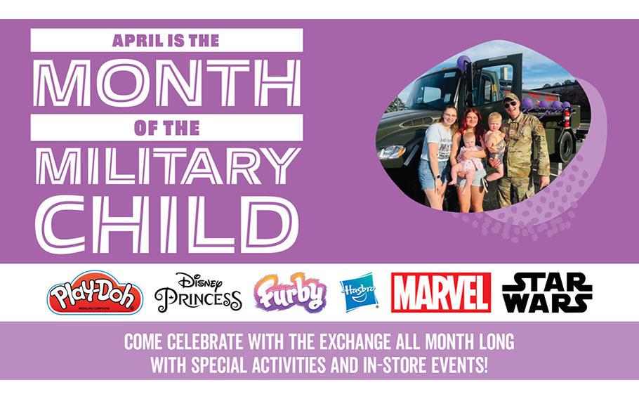 AAFES Month of the Military Child flyer