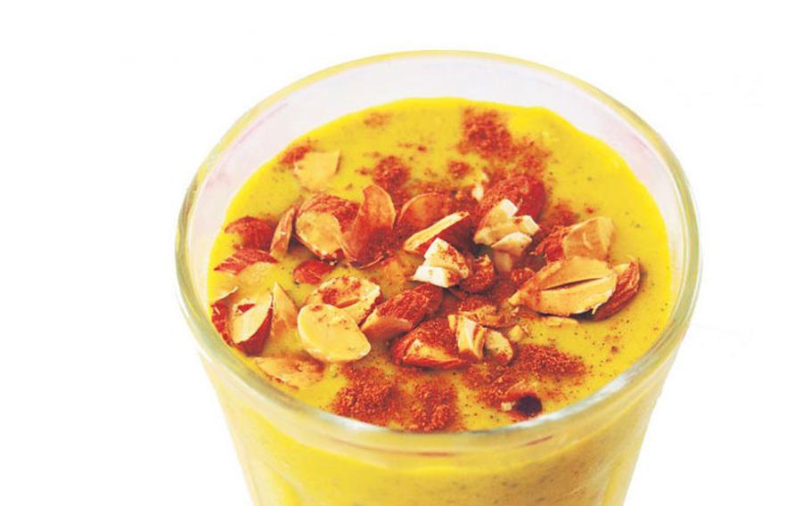 Pumpkin almond smoothie