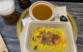 curry at Carvaan Delicatessen