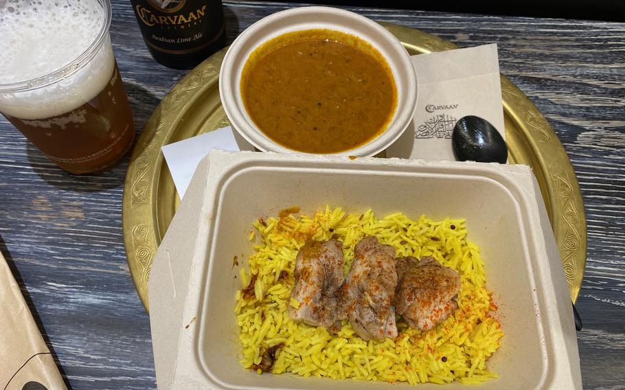 curry at Carvaan Delicatessen