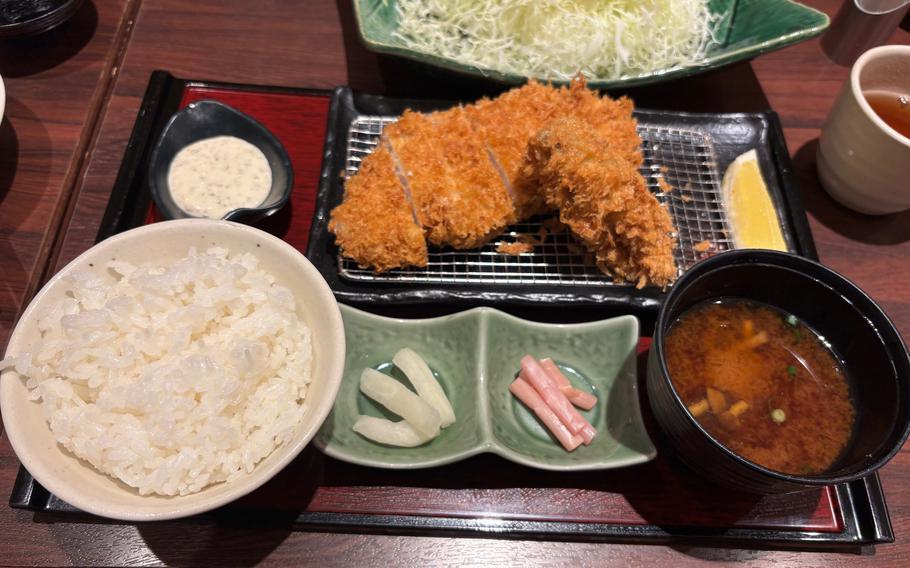 tonkatsu meal