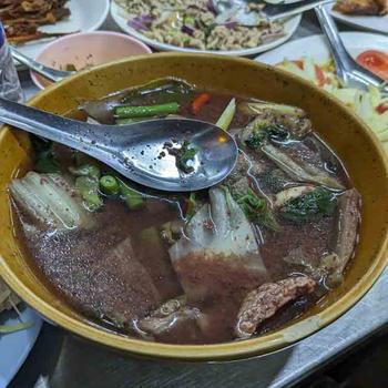 Tripe and beef soup at BB beef fondue