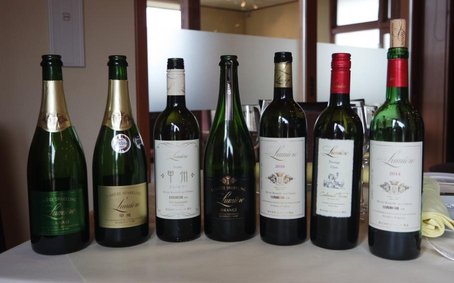 wine bottles