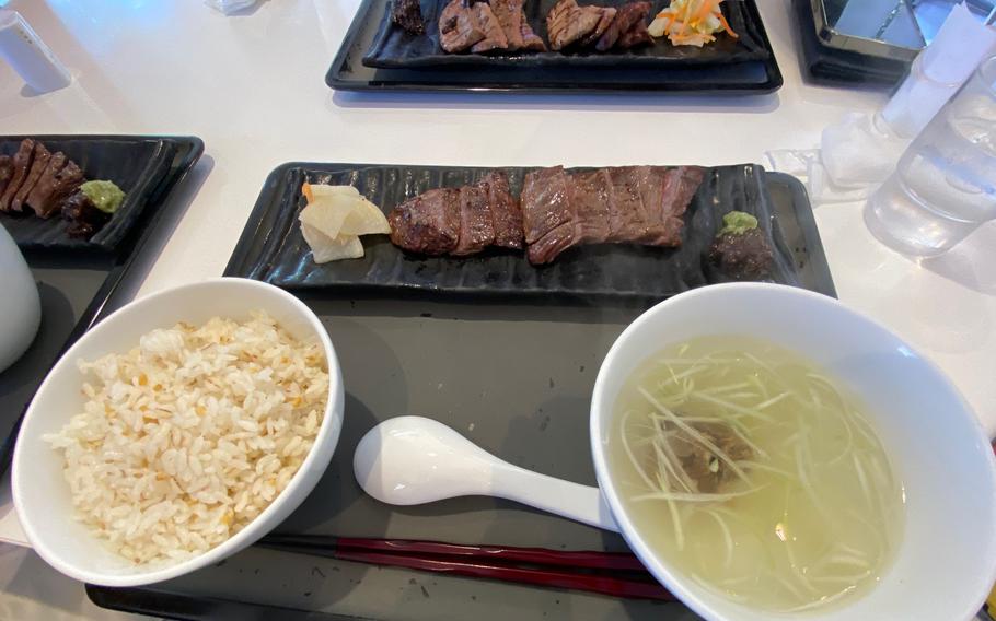 Gyutan meal