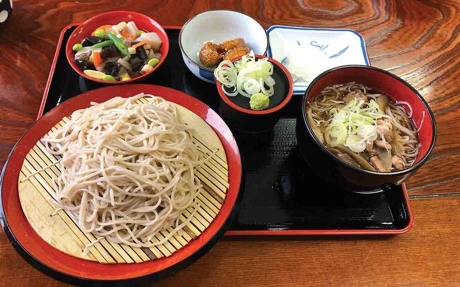 Lunch at soba joint Yui