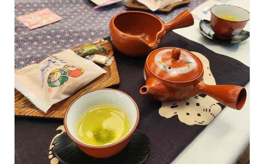 green tea set