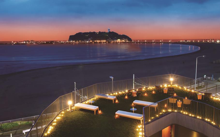 Sunset Beer Garden at Hotel AO Kamakura Beer Garden Enoshima