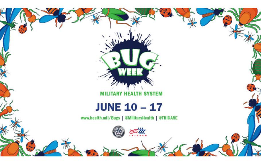 Bug Week is June 10-17. From fun activities at the Bugapalooza kick-off event to education for the service member and their families about diseases transmitted by bugs, we’ve got you covered. (Credit: Nicholas Roeder, DHA)