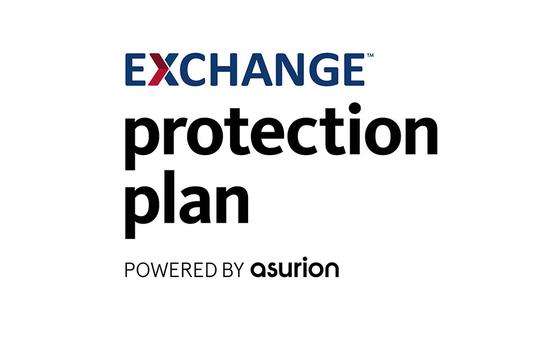 Photo Of Flyer promoting protection plan, which says exchange protection plan powered by asurion.