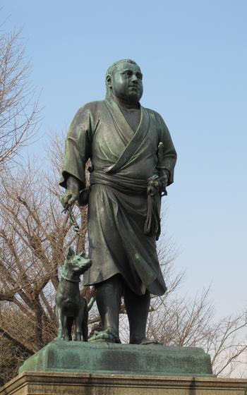 Takamori Saigo Statue at Ueno Park