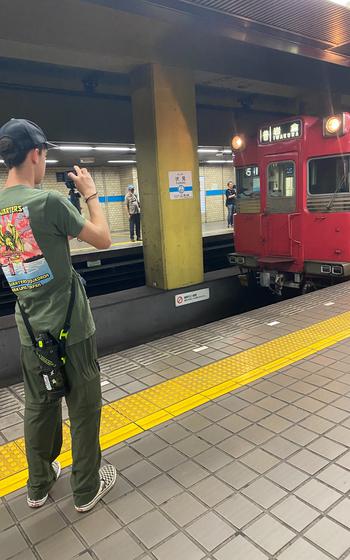 Richard taking a photo