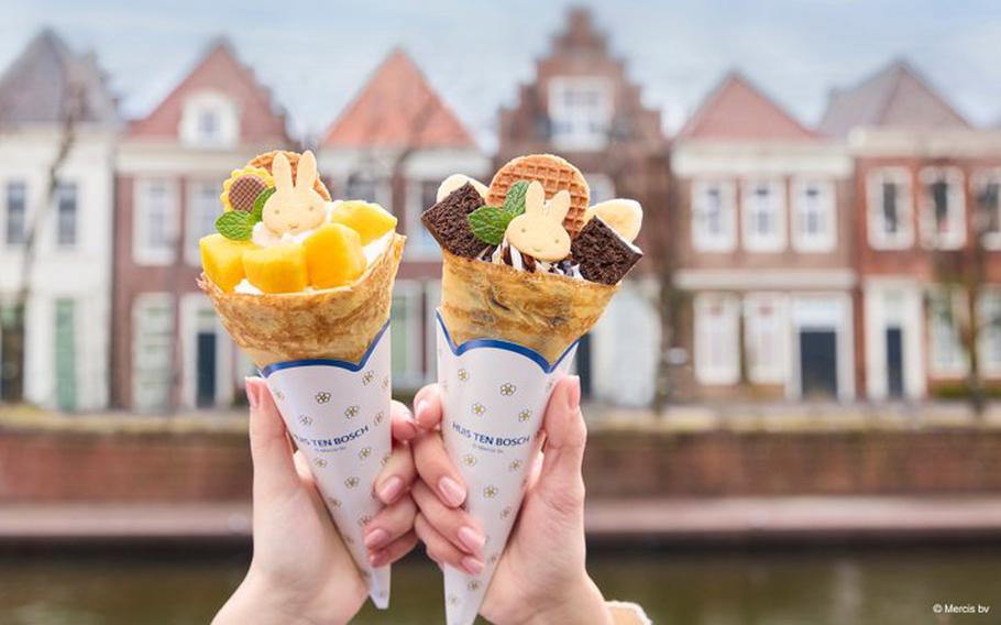 two crepes.