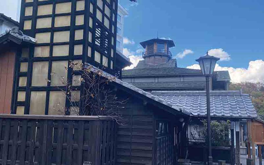 Japanese traditional style building in Kusatsu