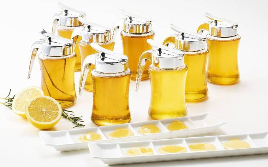 There are eight types of honey, including acacia and clover, all of which go great with bread, yogurt, and more!