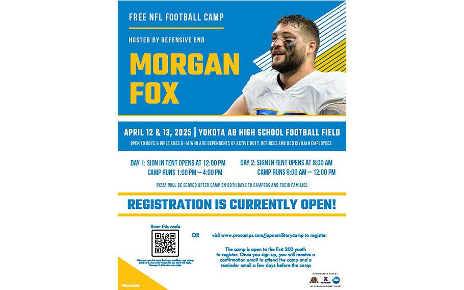 flyer promoting the camp.