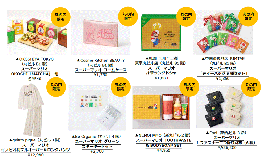 products which can be bought in the shops.