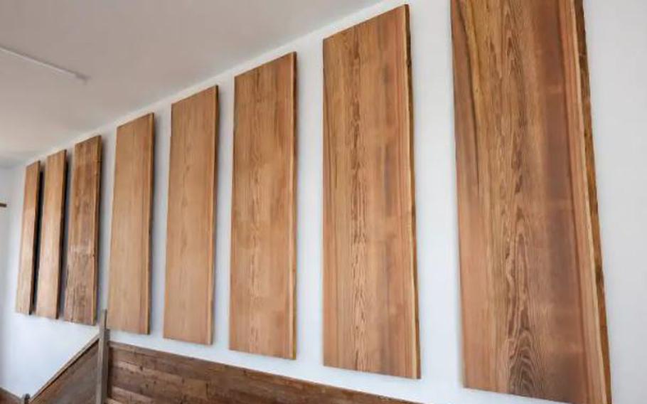 wooden boards