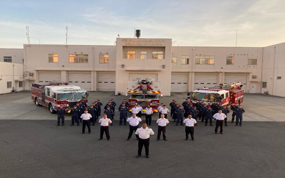 Yokosuka firefighters recognized at Navy F&ES 