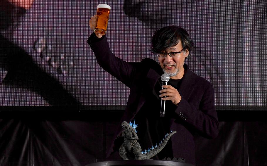 GODZILLA MINUS ONE director Takashi Yamazaki toasts to Godzilla Fest 2024 by Edward L. Holland