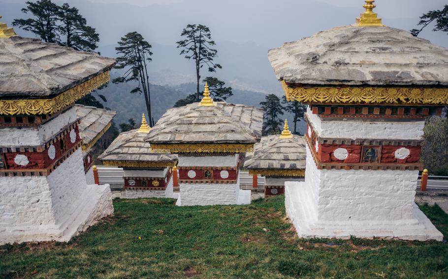 Druk Wangyal Chortens.