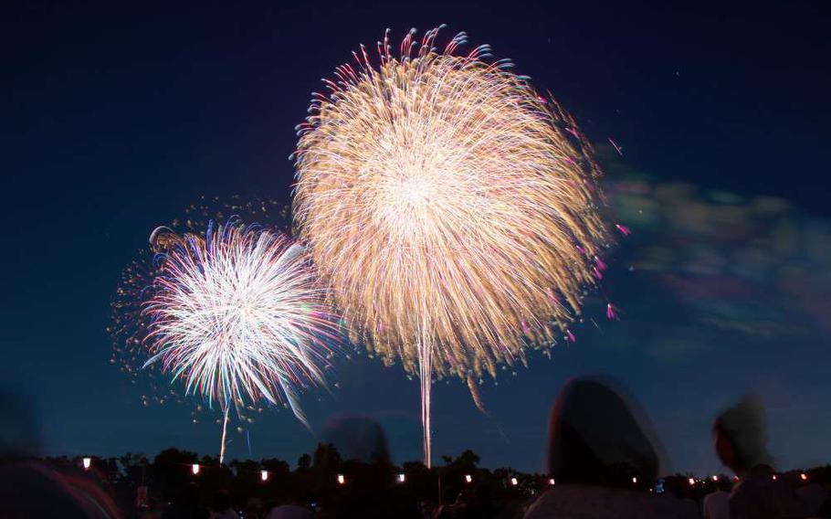 fireworks in Kumagaya