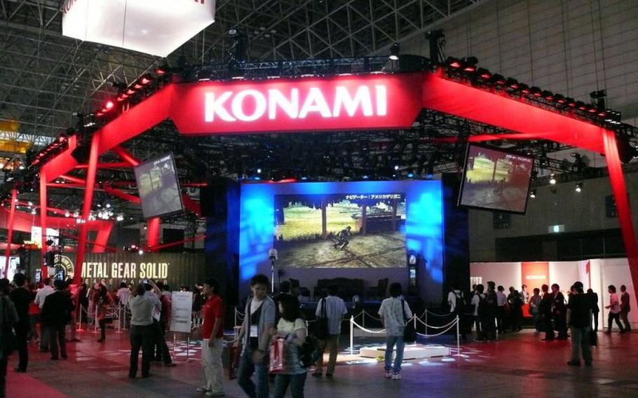 Konami booth in 2009