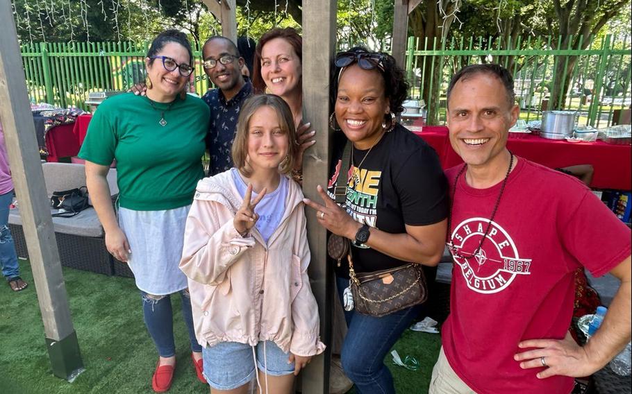 Community members gather to enjoy the Juneteenth Freedom Celebration June 19 at the Camp Zama Community Recreation Center amphitheater.