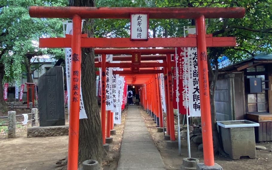 Archways in Kishimojindo (Buddhist temple).