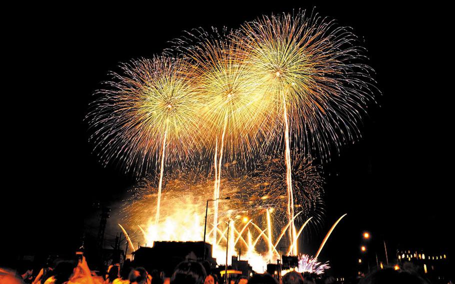 People enjoy fireworks.
