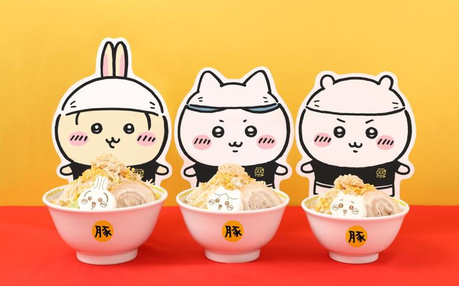 There are three ramen sizes: mini, small, and large.