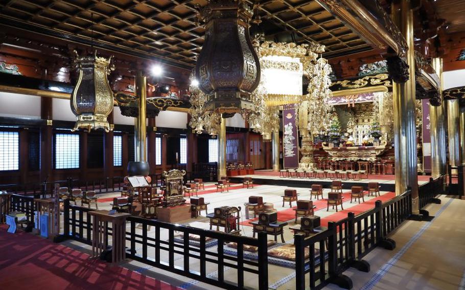 Some small chairs can be seen in the main hall.