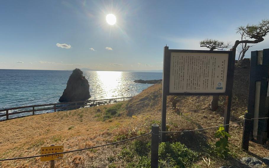 the beach and the hill.