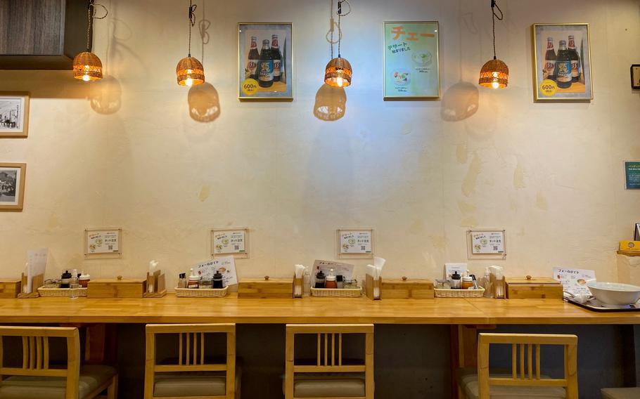 Counter seats at Viet Quan.