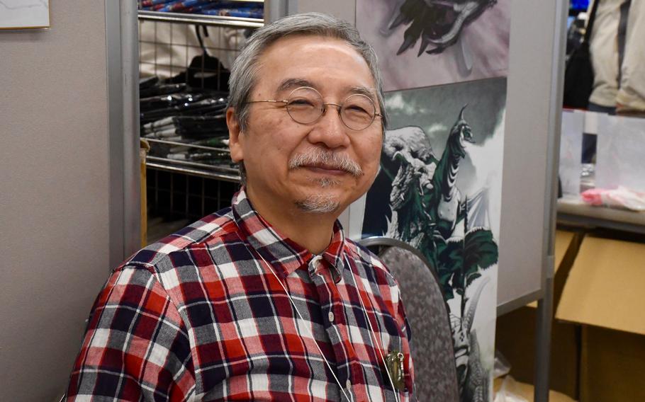 Godzilla Illustrator and Actor Yuji Kaida at Tsubucon 2023