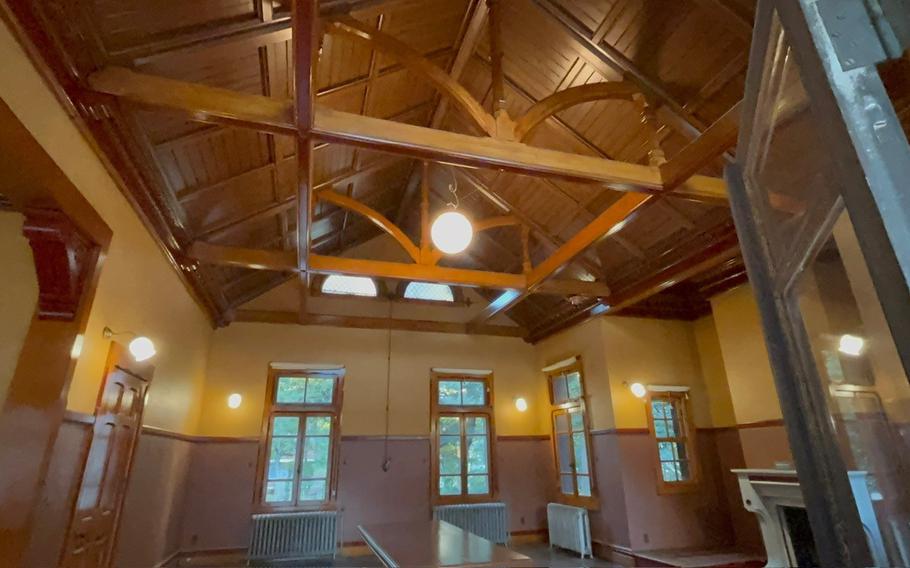 The interior of Billiards house.