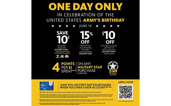flyer promoting the savings.