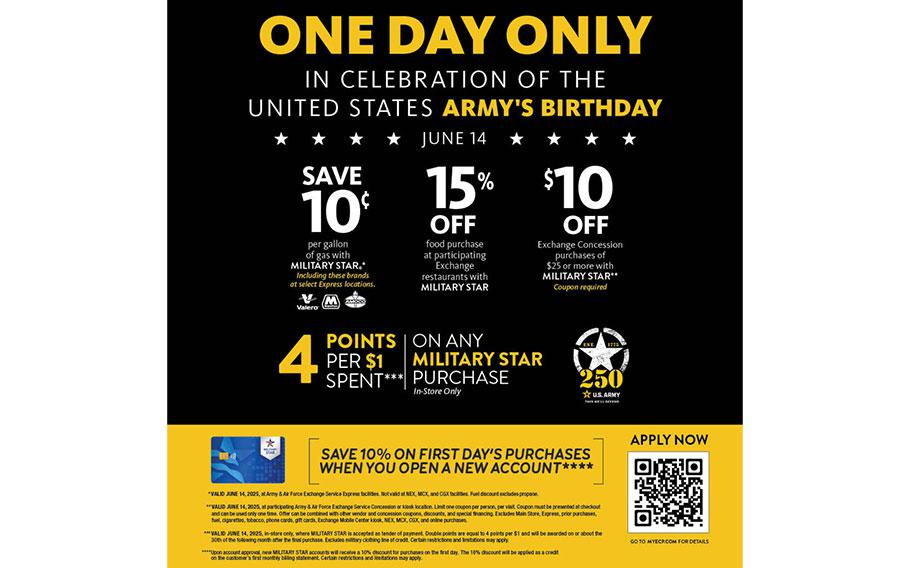 flyer promoting the savings.