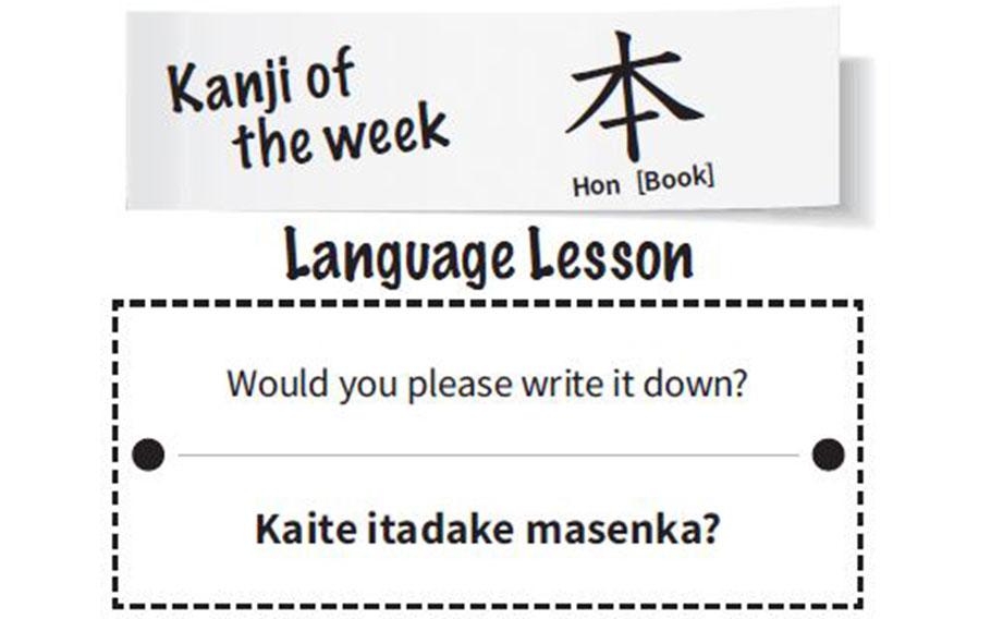 “Would you please write it down?” is “Kaite itadake masenka?” in Japanese.