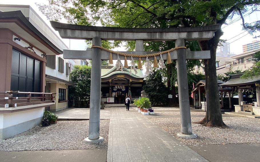 The precincts of Otori Jinja (Shinto shrine).
